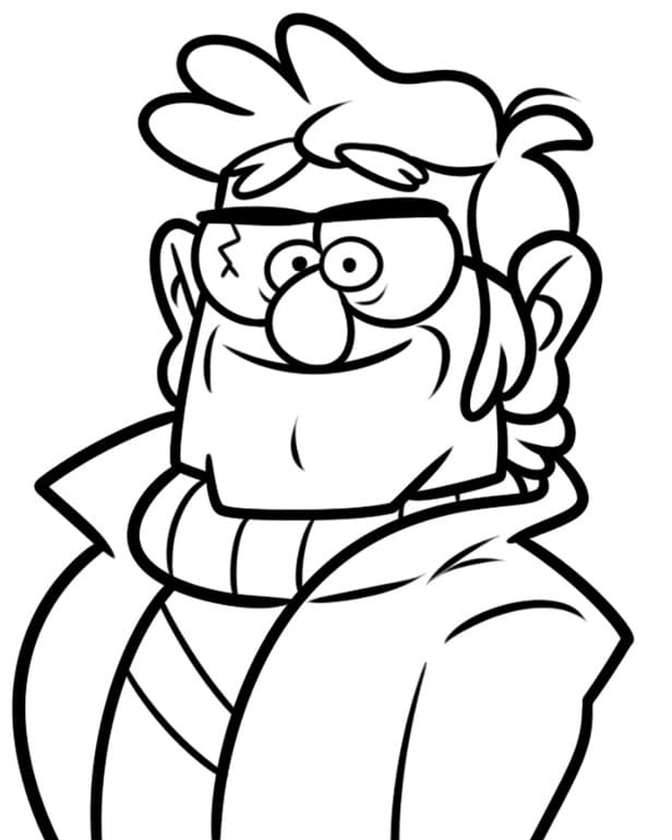 Çocuklar İçin Gravity Falls Boyama Sayfaları 