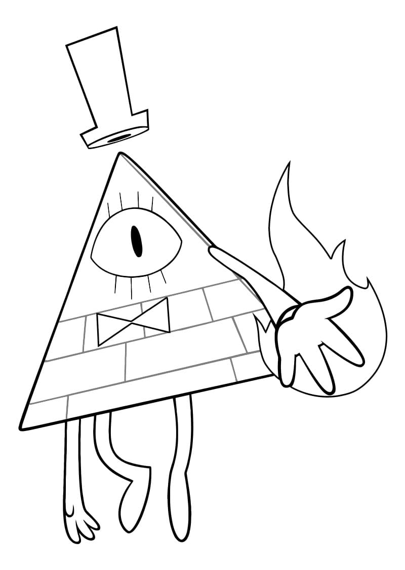 Çocuklar İçin Gravity Falls Boyama Sayfaları 