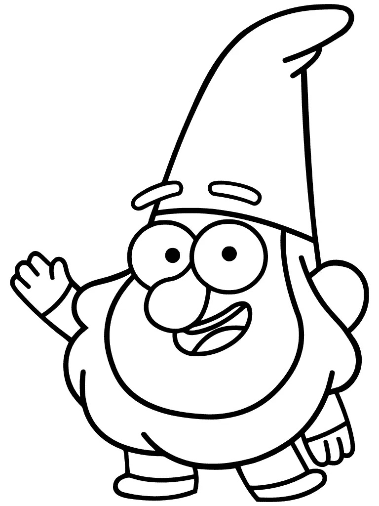 Çocuklar İçin Gravity Falls Boyama Sayfaları 