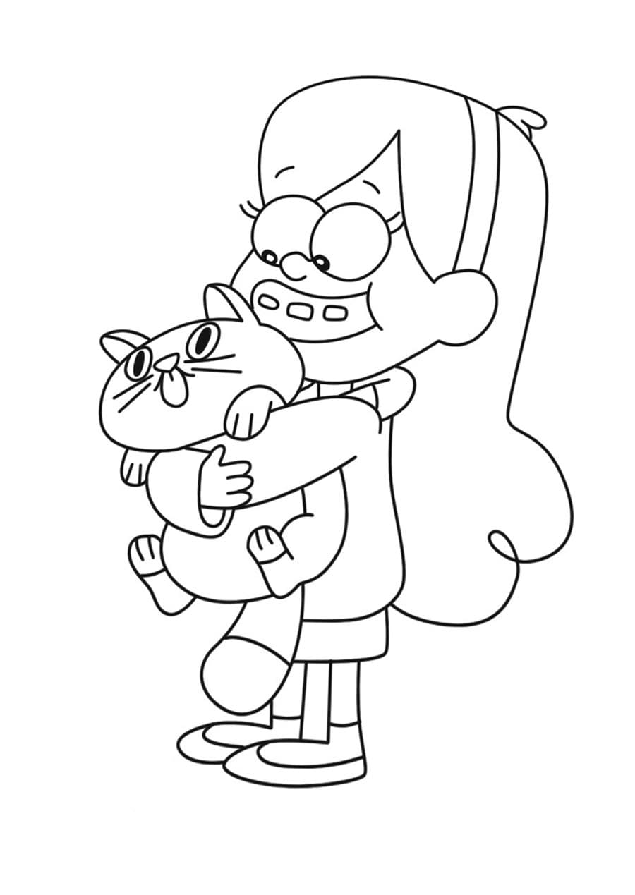 Çocuklar İçin Gravity Falls Boyama Sayfaları 