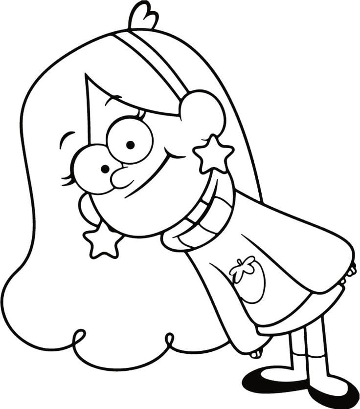 Çocuklar İçin Gravity Falls Boyama Sayfaları 