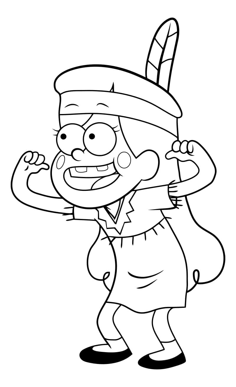 Çocuklar İçin Gravity Falls Boyama Sayfaları 