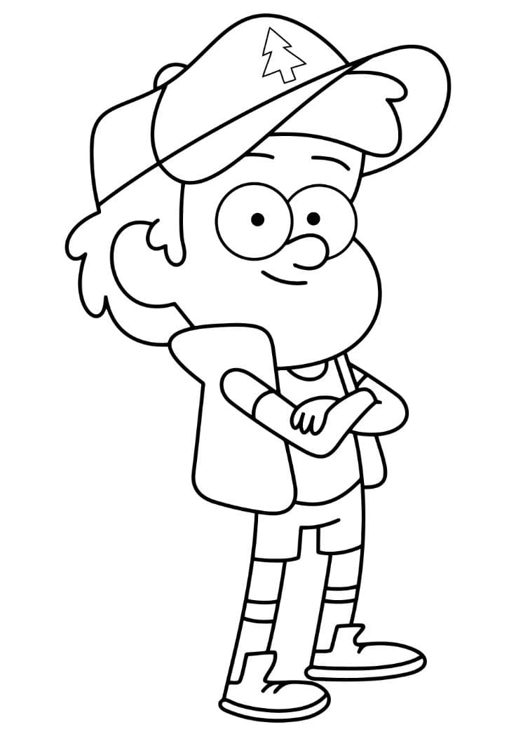 Çocuklar İçin Gravity Falls Boyama Sayfaları 