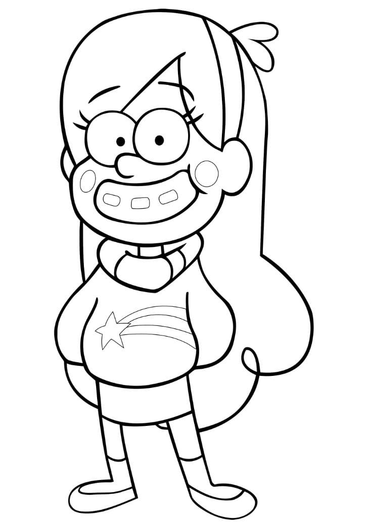 Çocuklar İçin Gravity Falls Boyama Sayfaları 