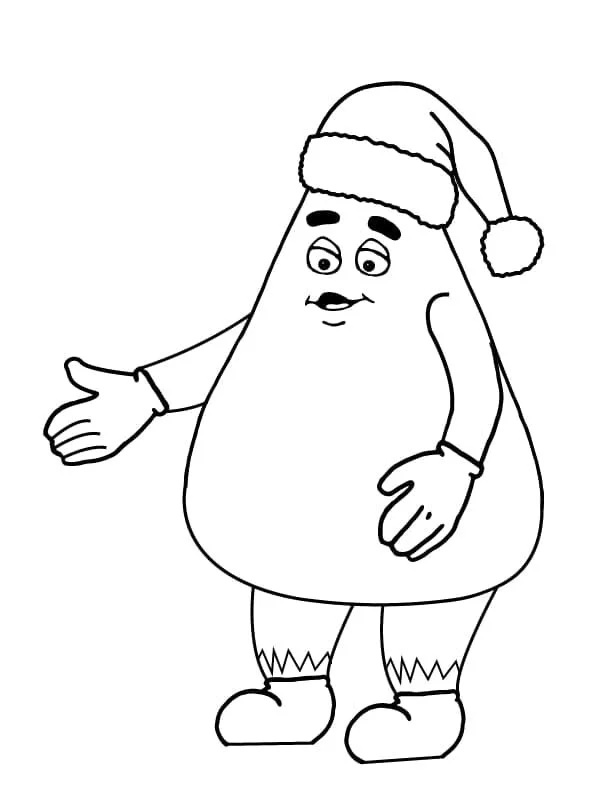 Çocuklar İçin Grimace Boyama Sayfaları 