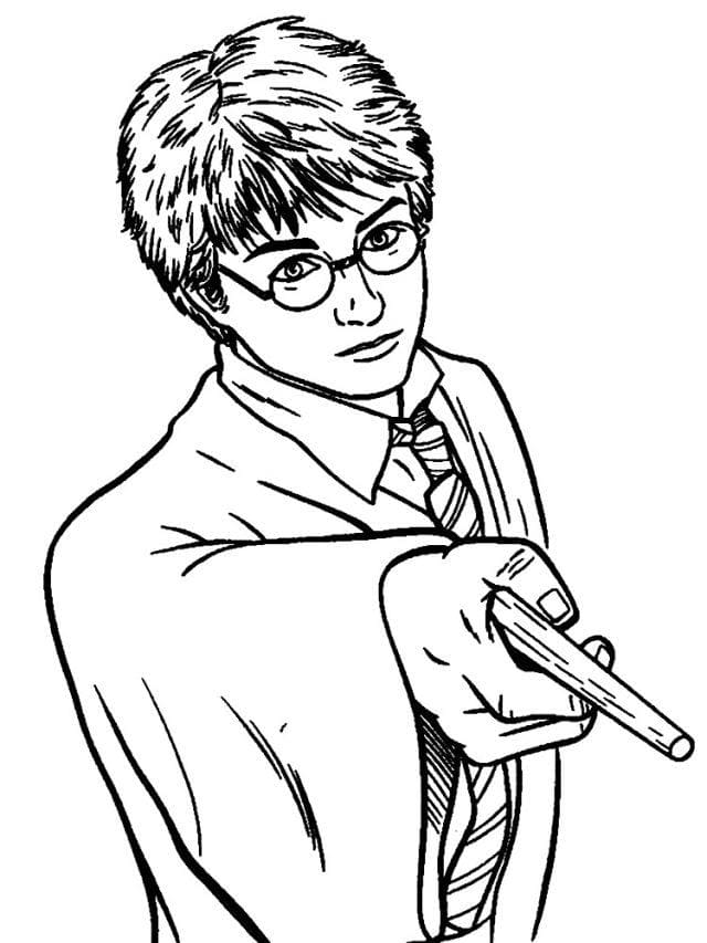 Çocuklar İçin Harry Potter Boyama Sayfaları 