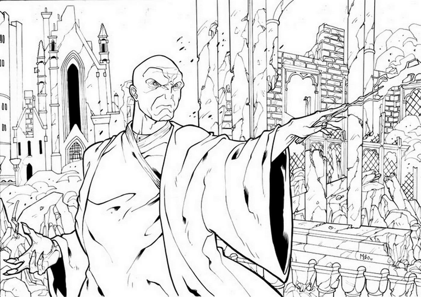 Çocuklar İçin Harry Potter Boyama Sayfaları 