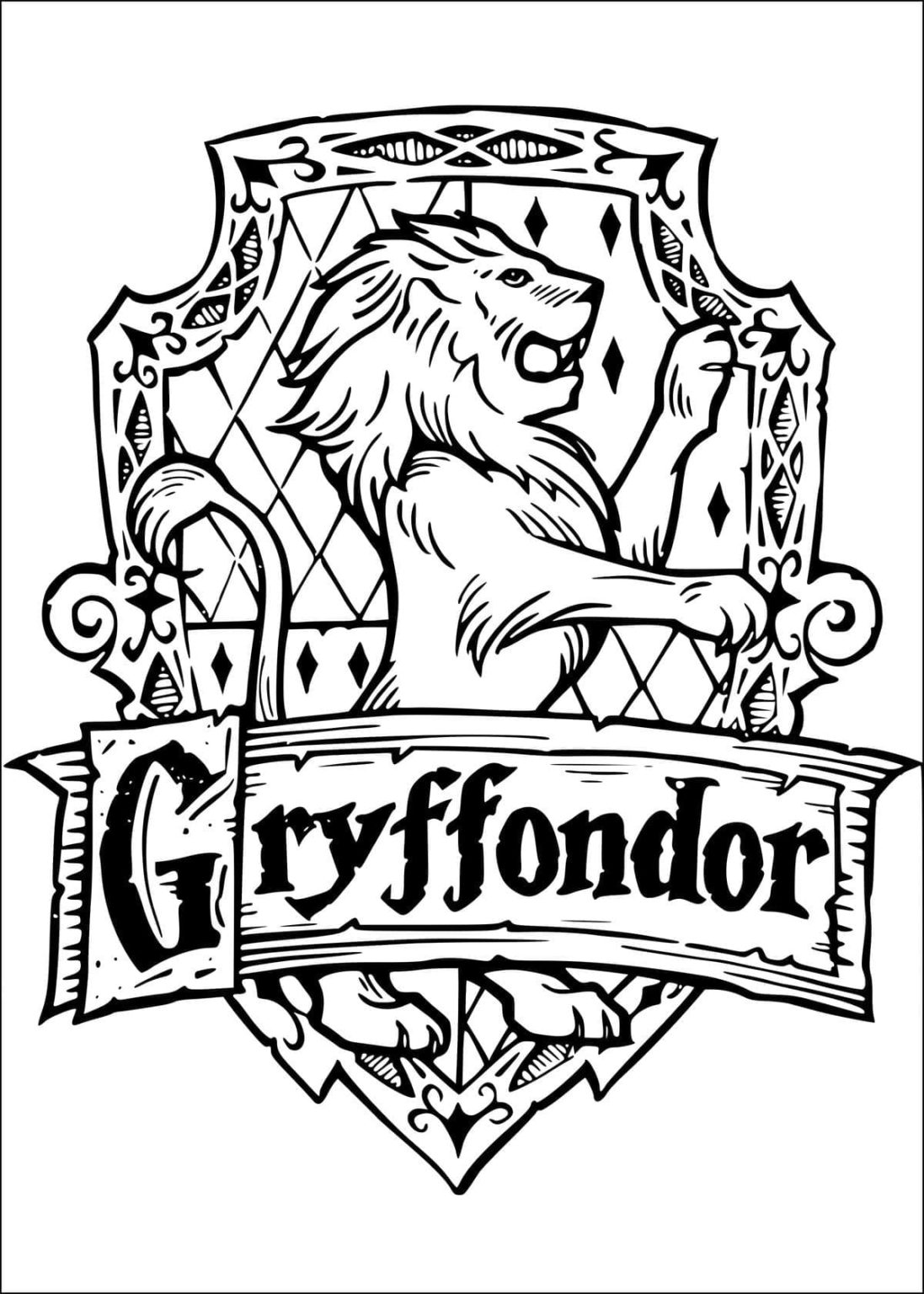 Çocuklar İçin Harry Potter Boyama Sayfaları 