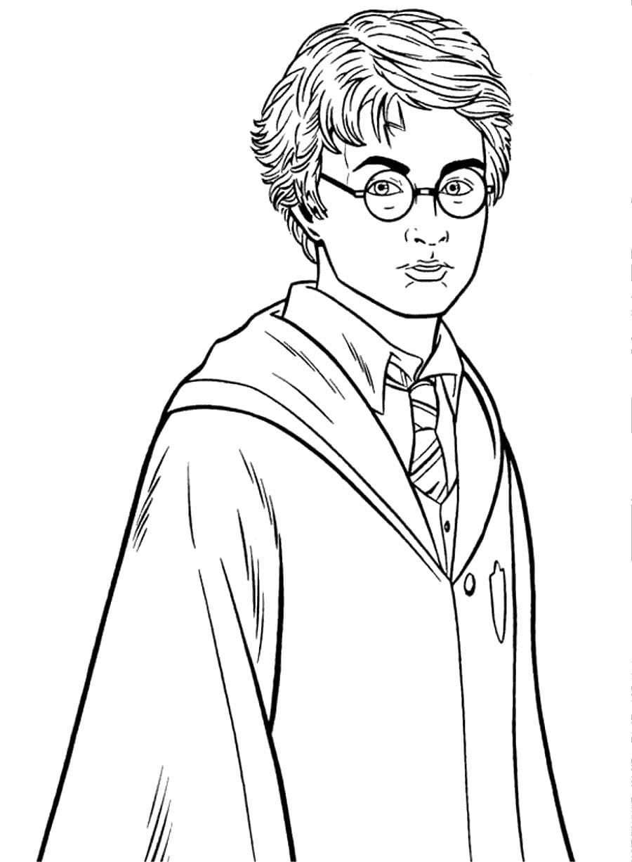 Çocuklar İçin Harry Potter Boyama Sayfaları 