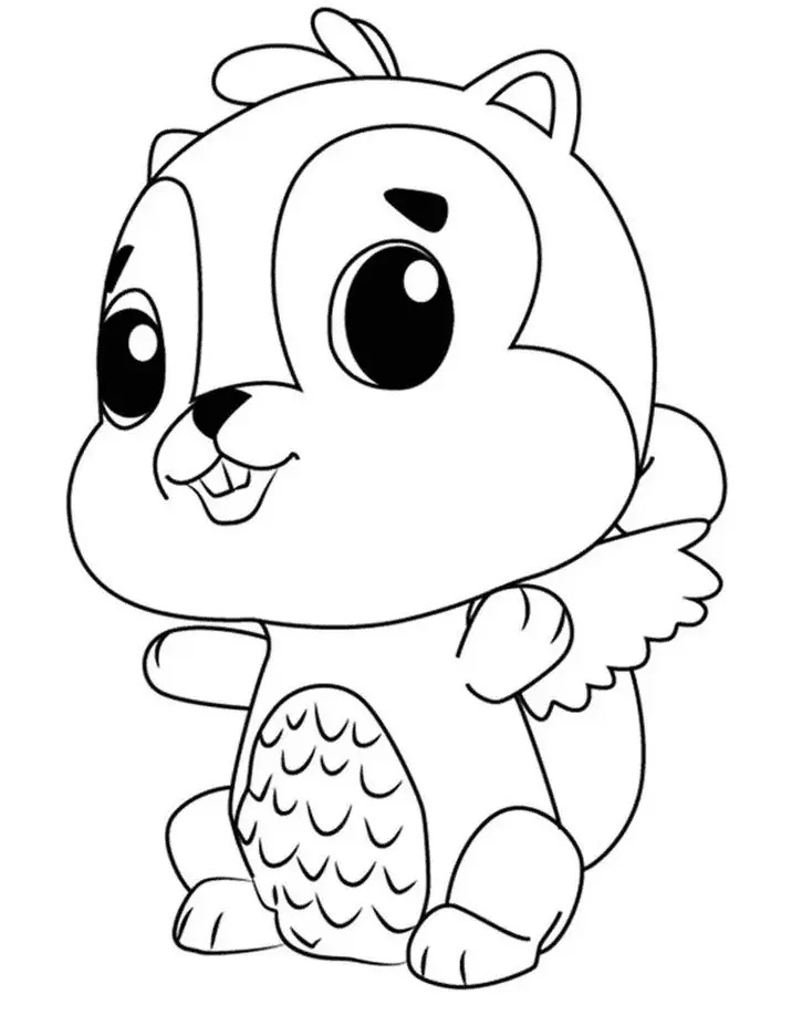 Çocuklar İçin Hatchimals Boyama Sayfaları 