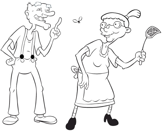 Çocuklar İçin Hey Arnold Boyama Sayfaları 