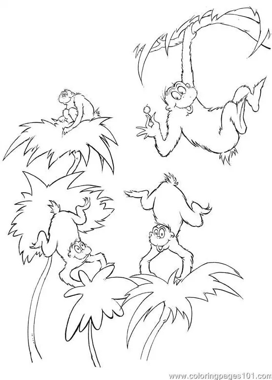 Çocuklar İçin Horton Hears Boyama Sayfaları 