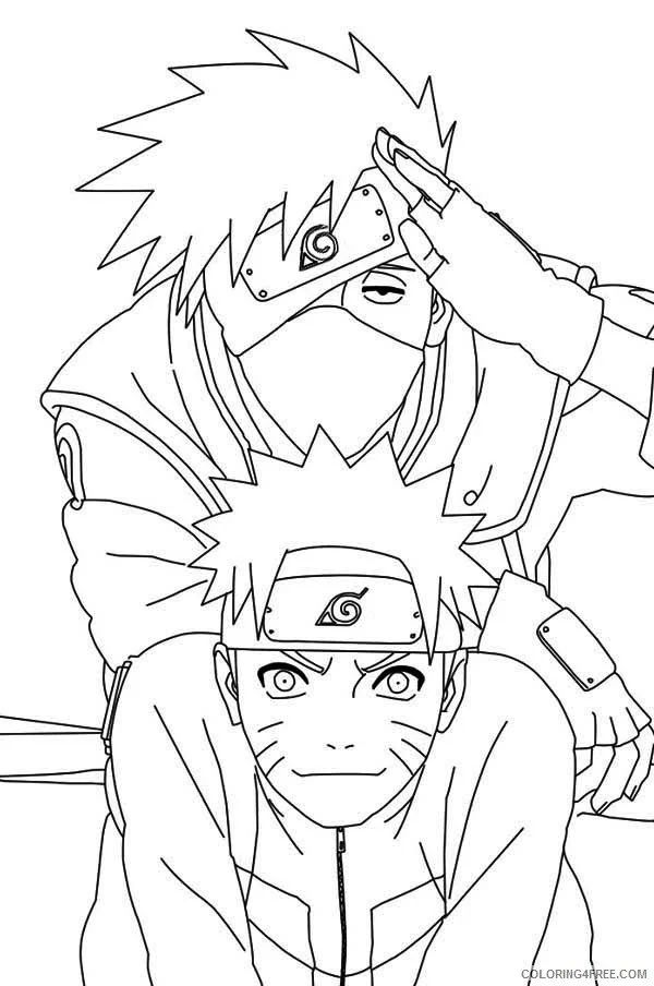 Çocuklar İçin Kakashi Boyama Sayfaları 