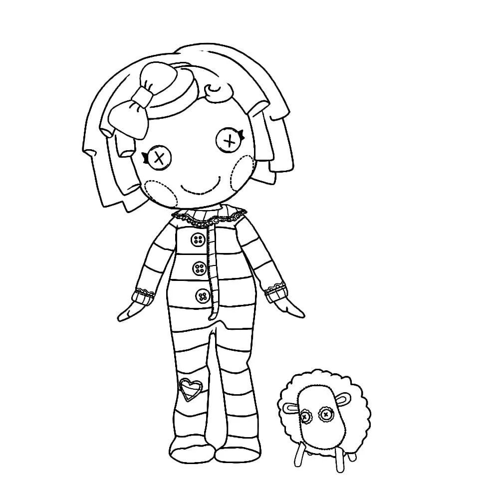 Çocuklar İçin Lalaloopsy Boyama Sayfaları 