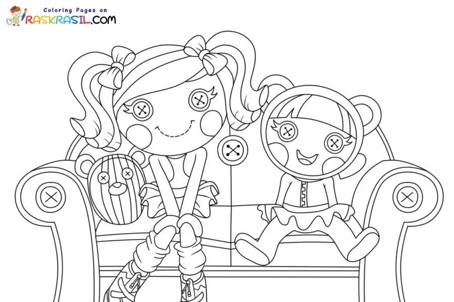 Çocuklar İçin Lalaloopsy Boyama Sayfaları 