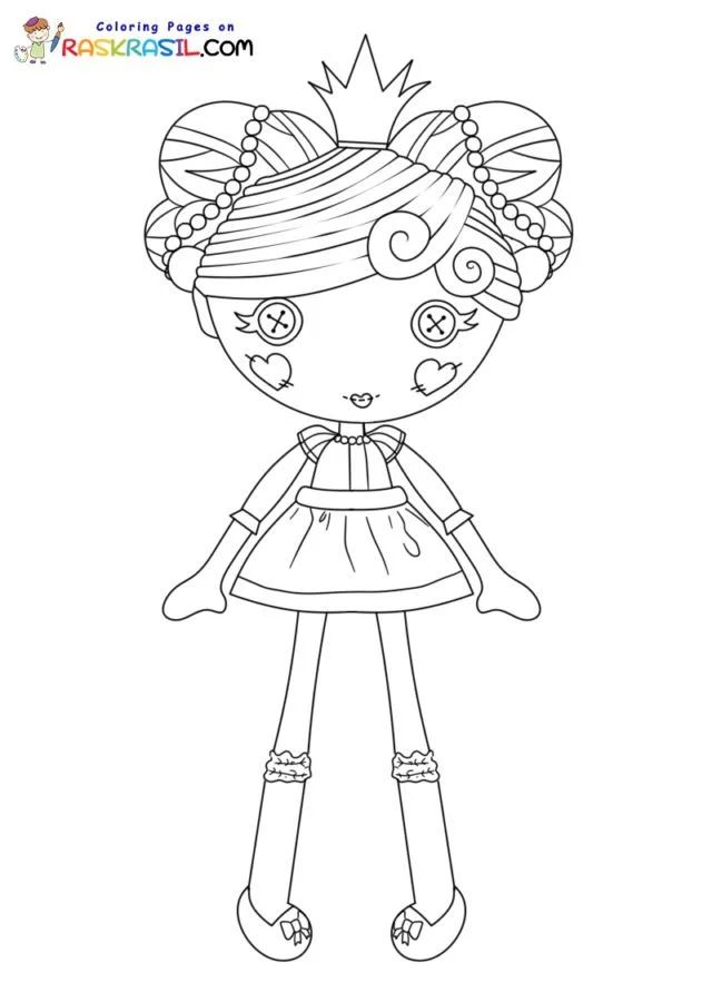 Çocuklar İçin Lalaloopsy Boyama Sayfaları 