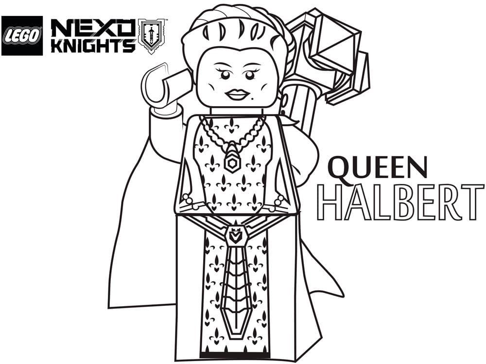 Çocuklar İçin Lego Nexo Knights Boyama Sayfaları 