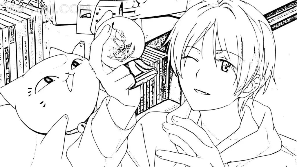 Çocuklar İçin Natsume Yuujinchou Boyama Sayfaları 