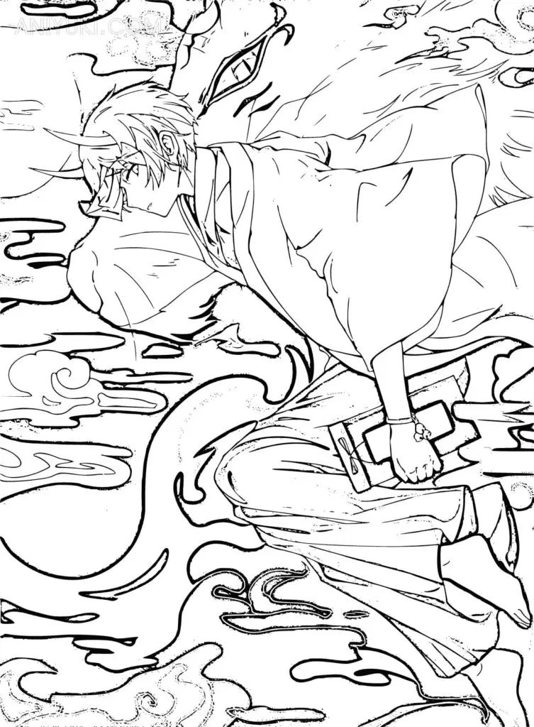 Çocuklar İçin Natsume Yuujinchou Boyama Sayfaları 