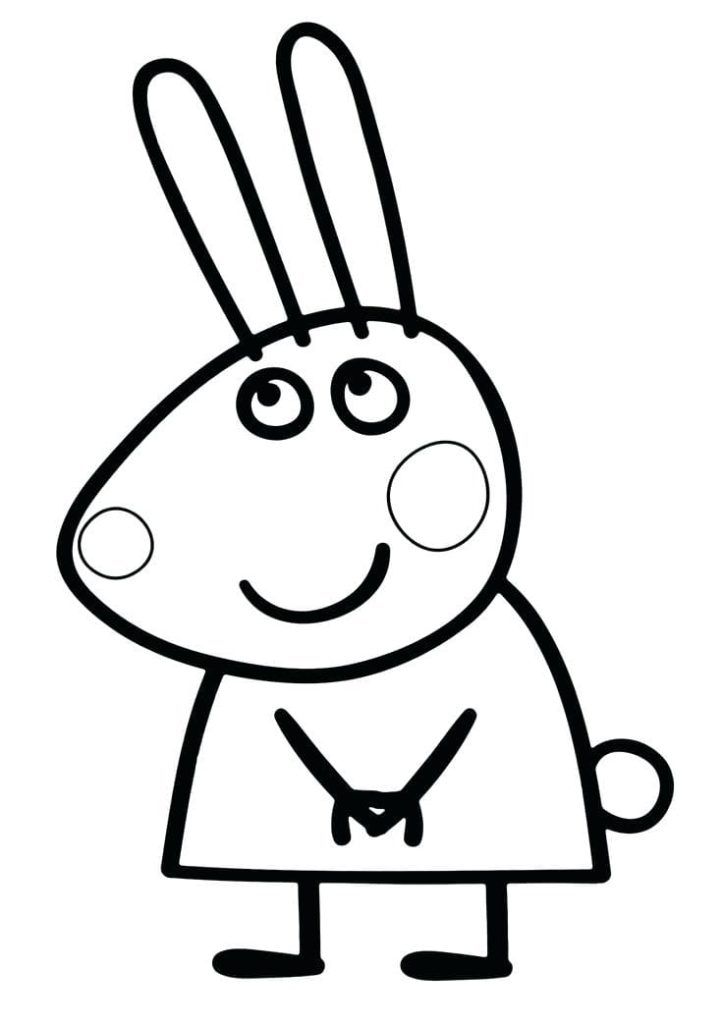 Çocuklar İçin Peppa Pig Boyama Sayfaları 