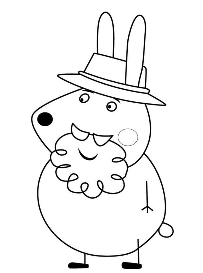 Çocuklar İçin Peppa Pig Boyama Sayfaları 