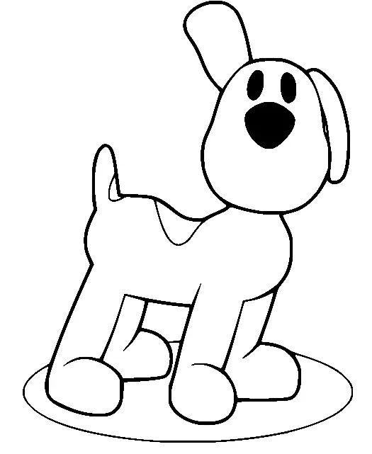 Çocuklar İçin Pocoyo Boyama Sayfaları 