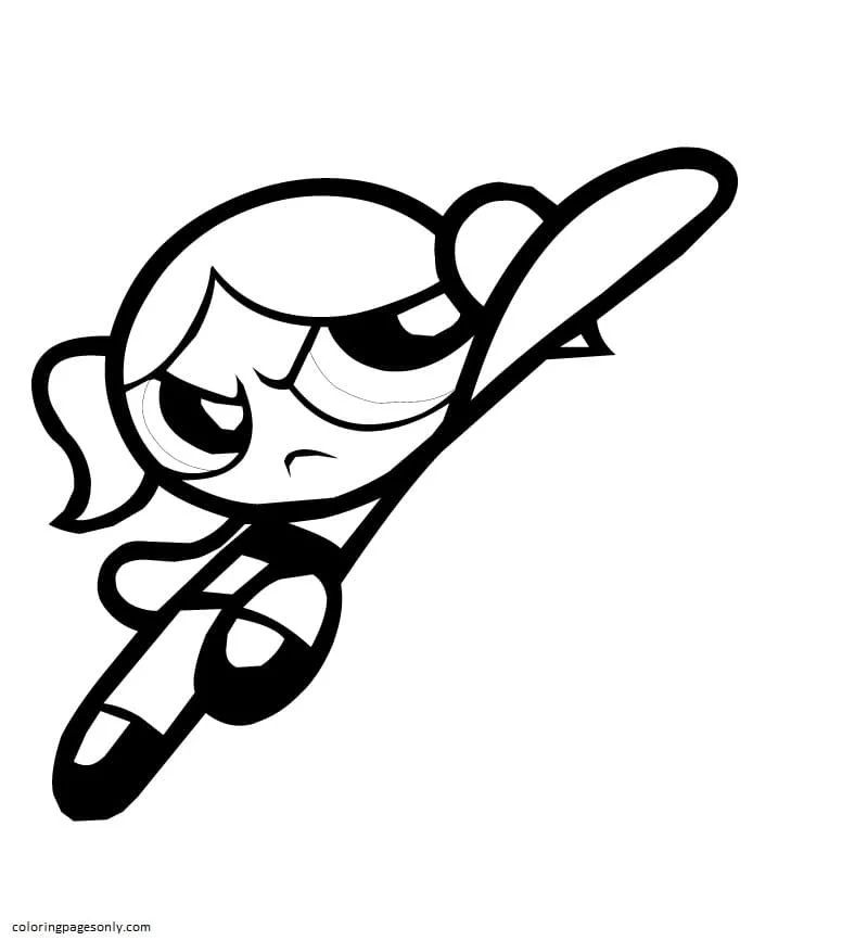 Çocuklar İçin Powerpuff Girls Boyama Sayfaları 