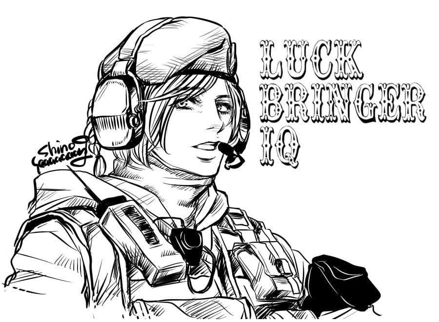 Çocuklar İçin Rainbow Six Siege Boyama Sayfaları 
