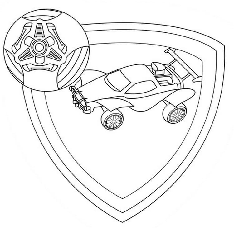 Çocuklar İçin Rocket League Boyama Sayfaları 