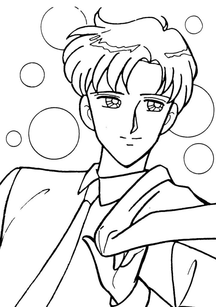 Çocuklar İçin Sailor Moon Boyama Sayfaları 