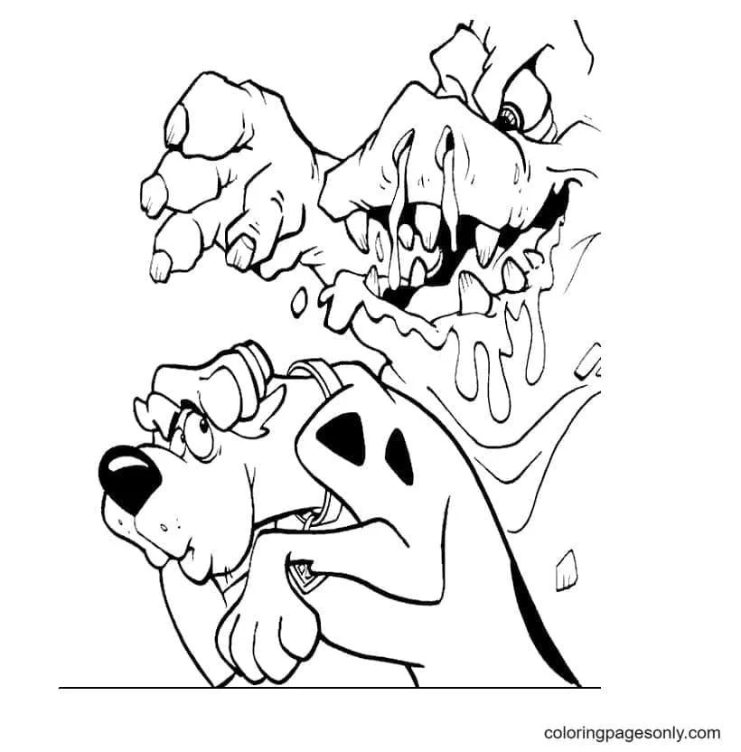 Çocuklar İçin Scooby Doo Boyama Sayfaları 