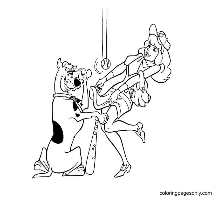 Çocuklar İçin Scooby Doo Boyama Sayfaları 
