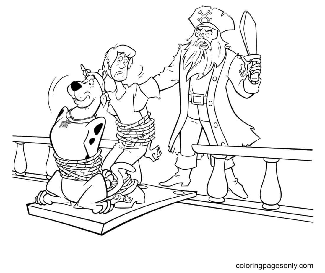 Çocuklar İçin Scooby Doo Boyama Sayfaları 