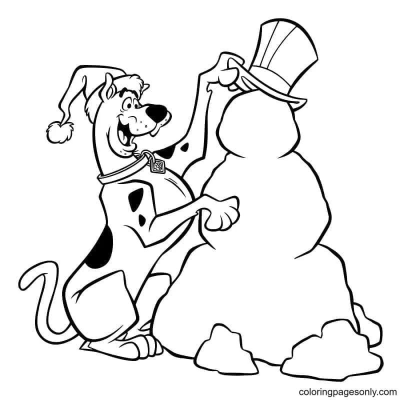 Çocuklar İçin Scooby Doo Boyama Sayfaları 