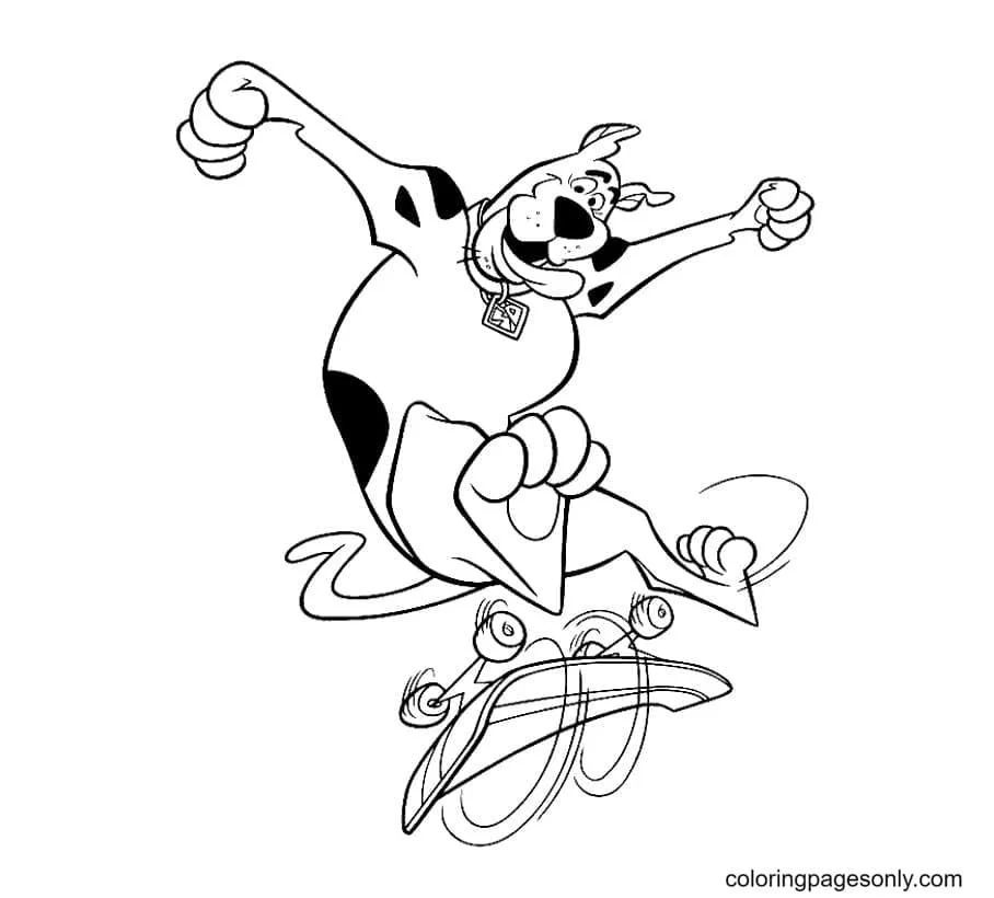 Çocuklar İçin Scooby Doo Boyama Sayfaları 
