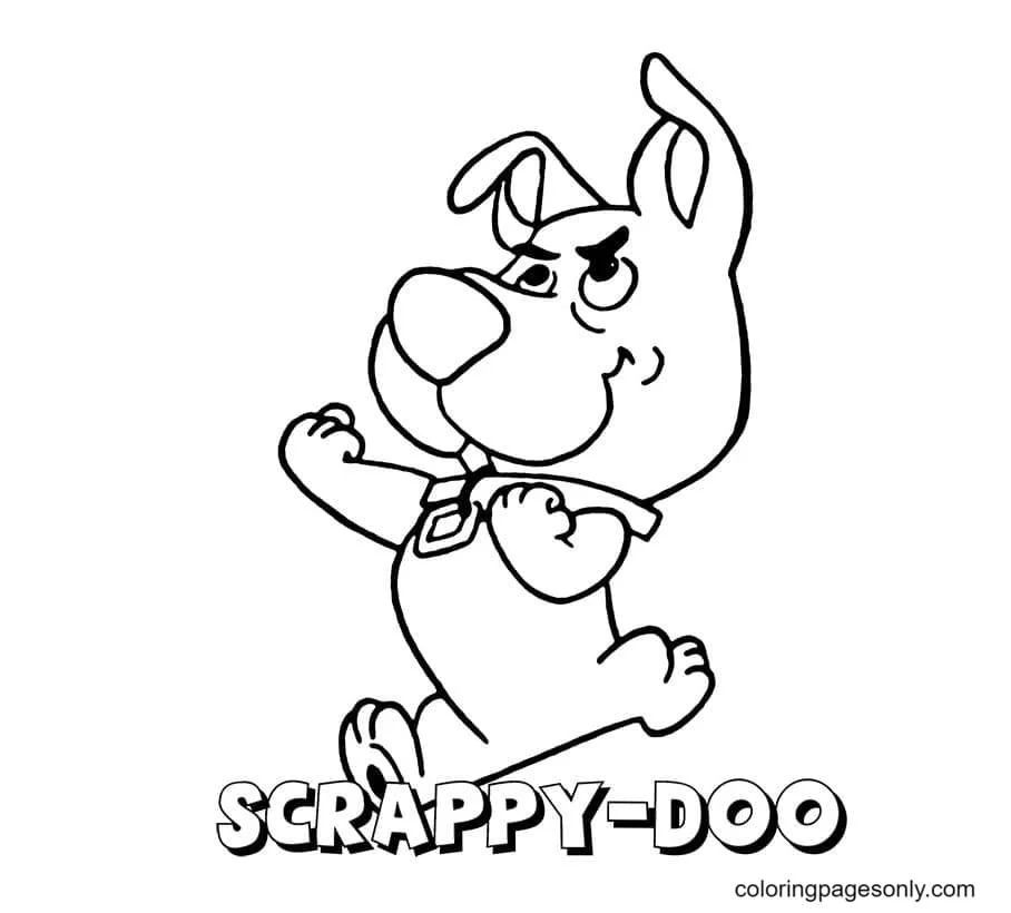 Çocuklar İçin Scooby Doo Boyama Sayfaları 
