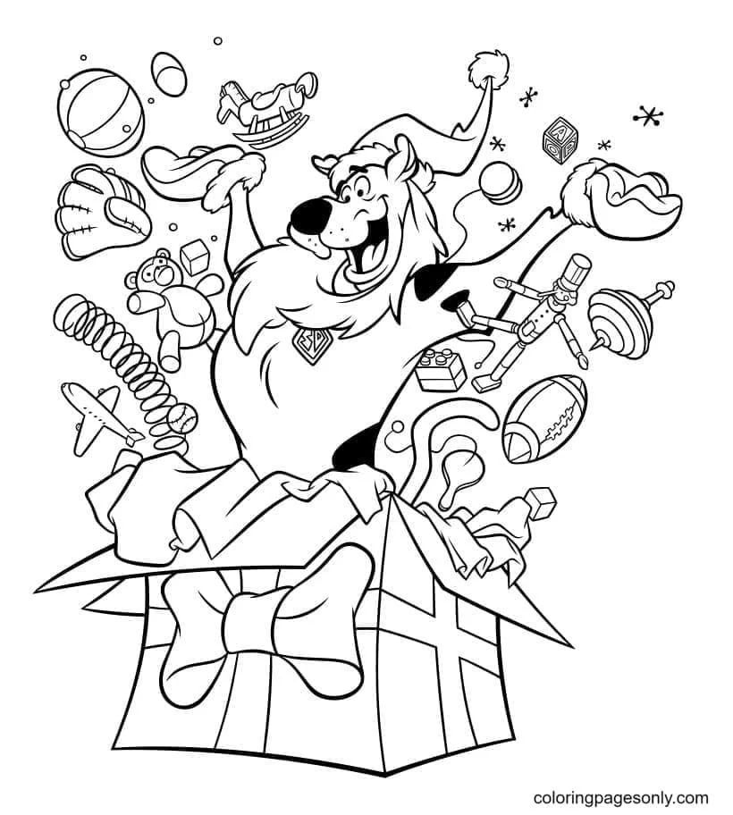 Çocuklar İçin Scooby Doo Boyama Sayfaları 