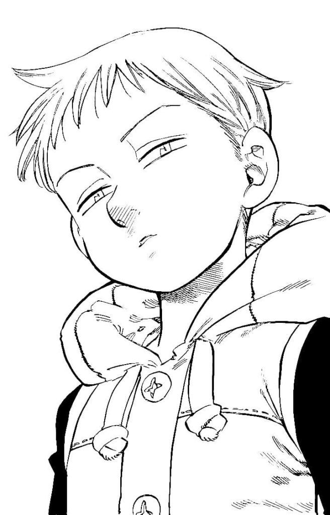 Çocuklar İçin Seven Deadly Sins Boyama Sayfaları 