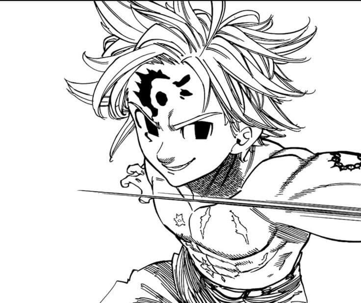 Çocuklar İçin Seven Deadly Sins Boyama Sayfaları 