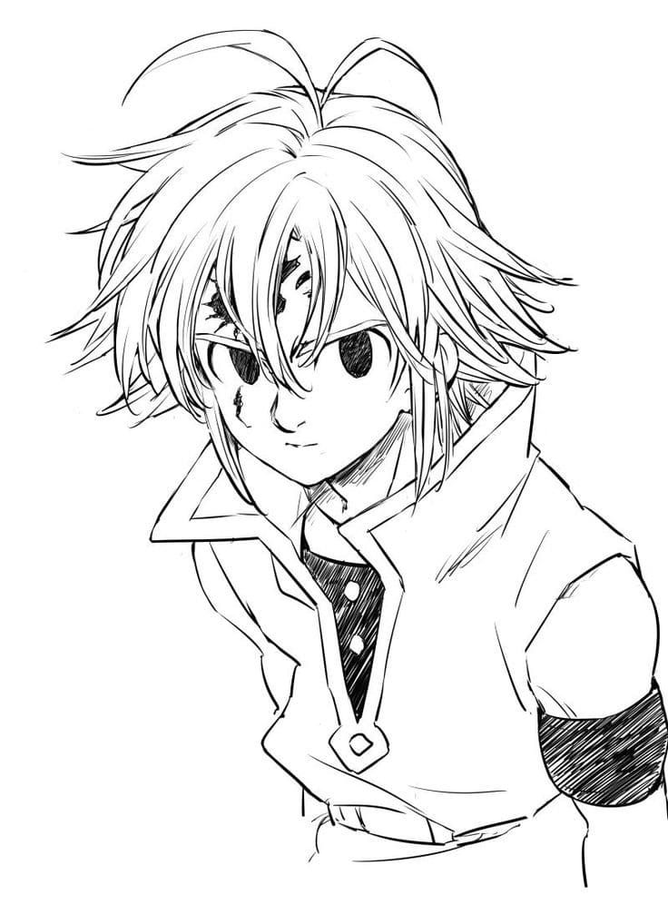 Çocuklar İçin Seven Deadly Sins Boyama Sayfaları 