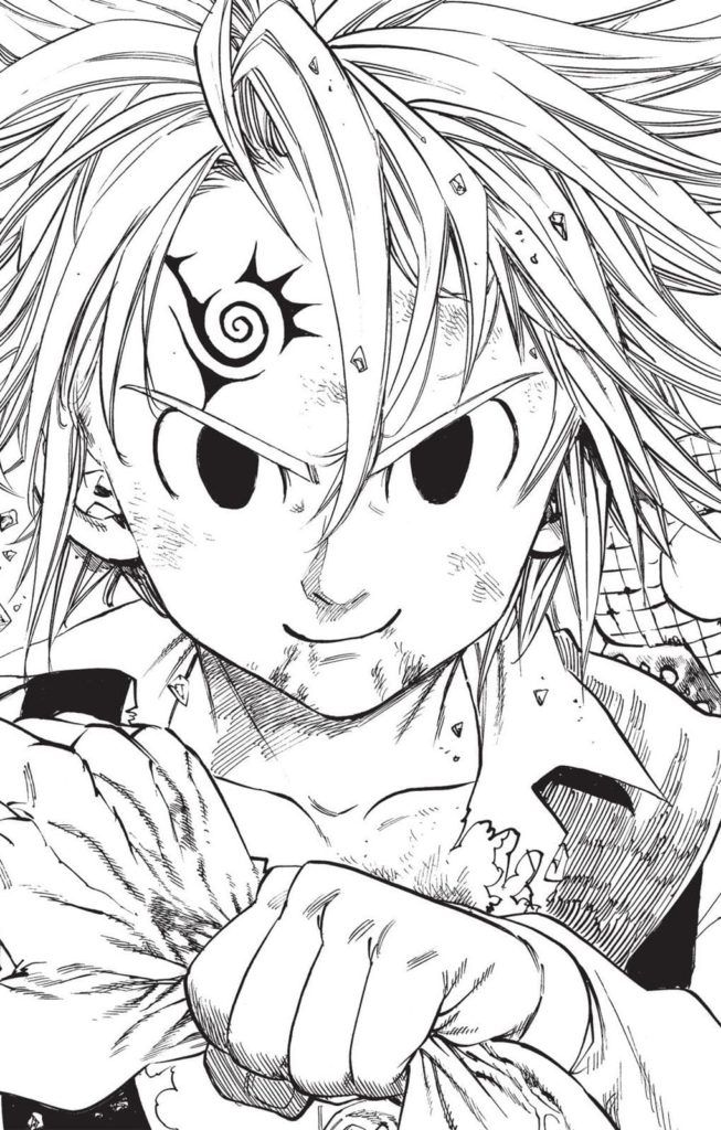 Çocuklar İçin Seven Deadly Sins Boyama Sayfaları 