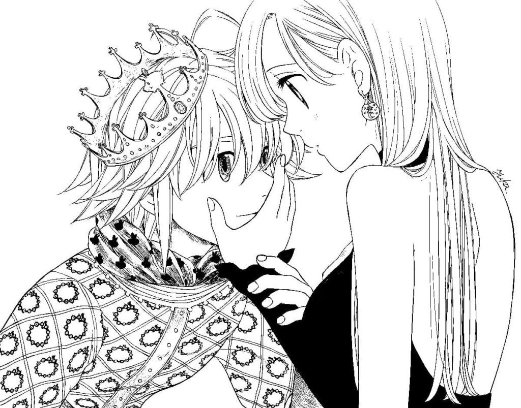 Çocuklar İçin Seven Deadly Sins Boyama Sayfaları 