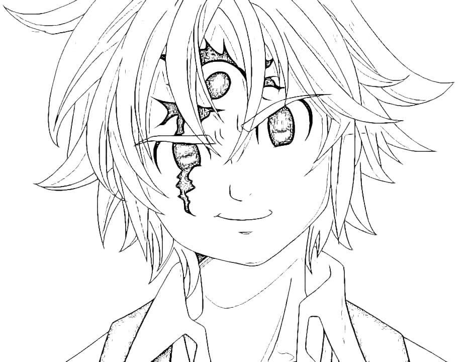 Çocuklar İçin Seven Deadly Sins Boyama Sayfaları 