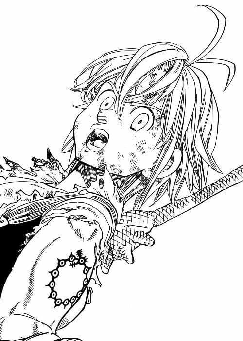 Çocuklar İçin Seven Deadly Sins Boyama Sayfaları 
