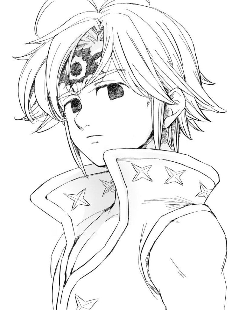 Çocuklar İçin Seven Deadly Sins Boyama Sayfaları 