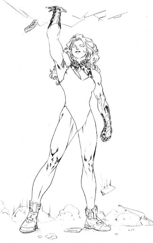 Çocuklar İçin She Hulk Boyama Sayfaları 