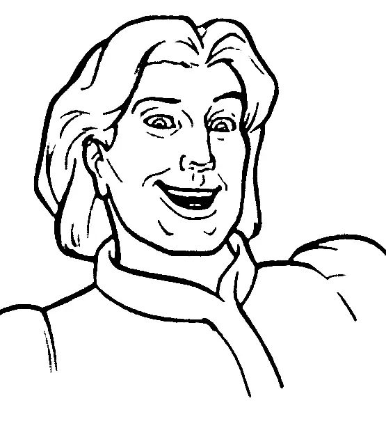 Çocuklar İçin Shrek Boyama Sayfaları 