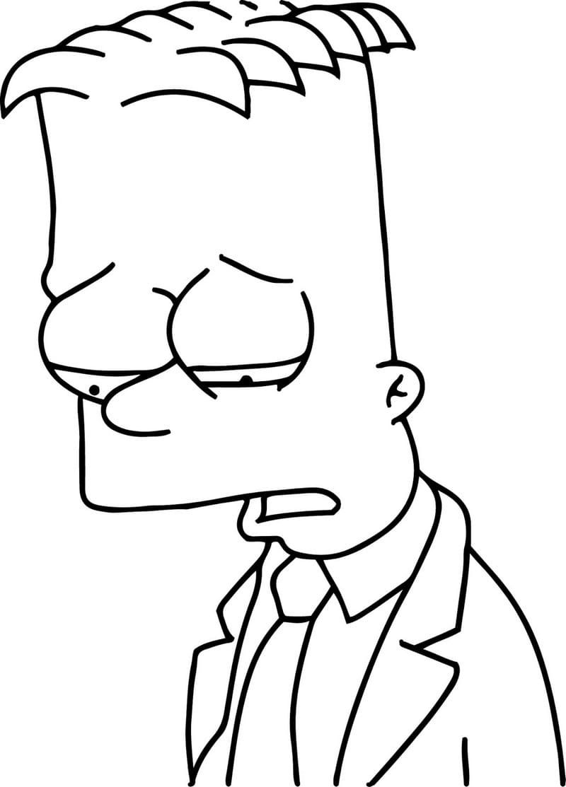 Çocuklar İçin Simpsonlar Boyama Sayfaları 