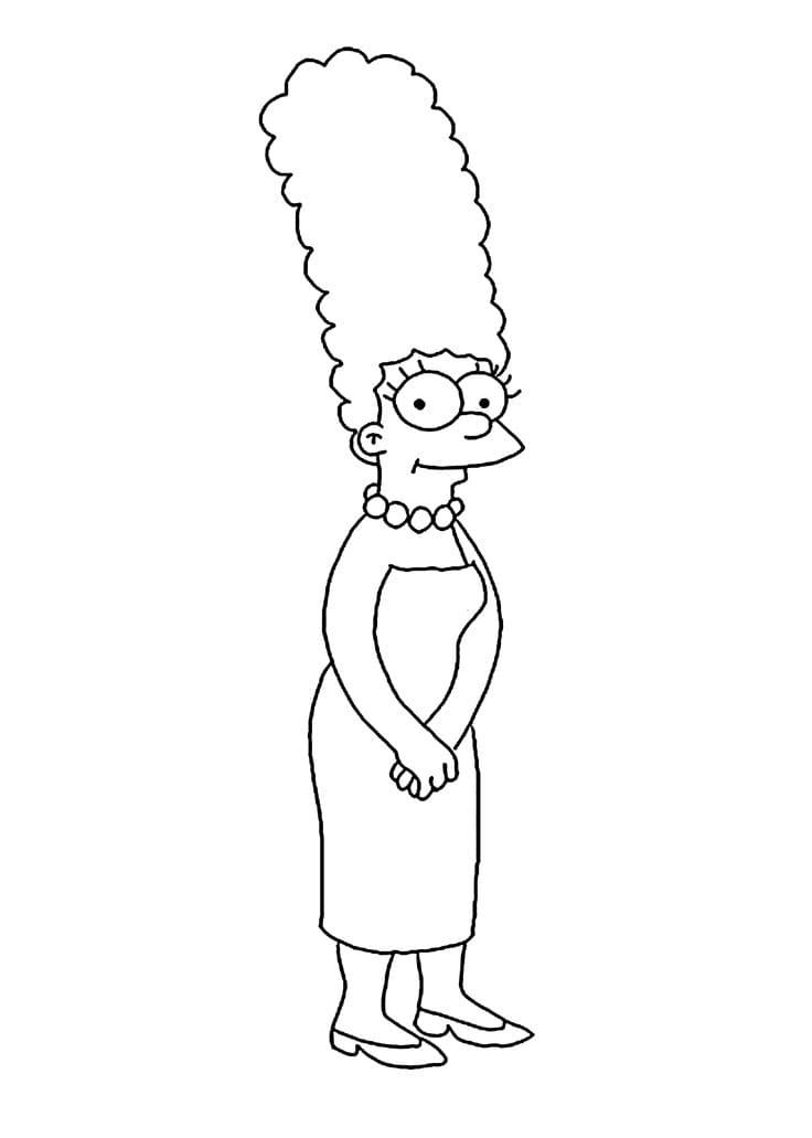 Çocuklar İçin Simpsonlar Boyama Sayfaları 