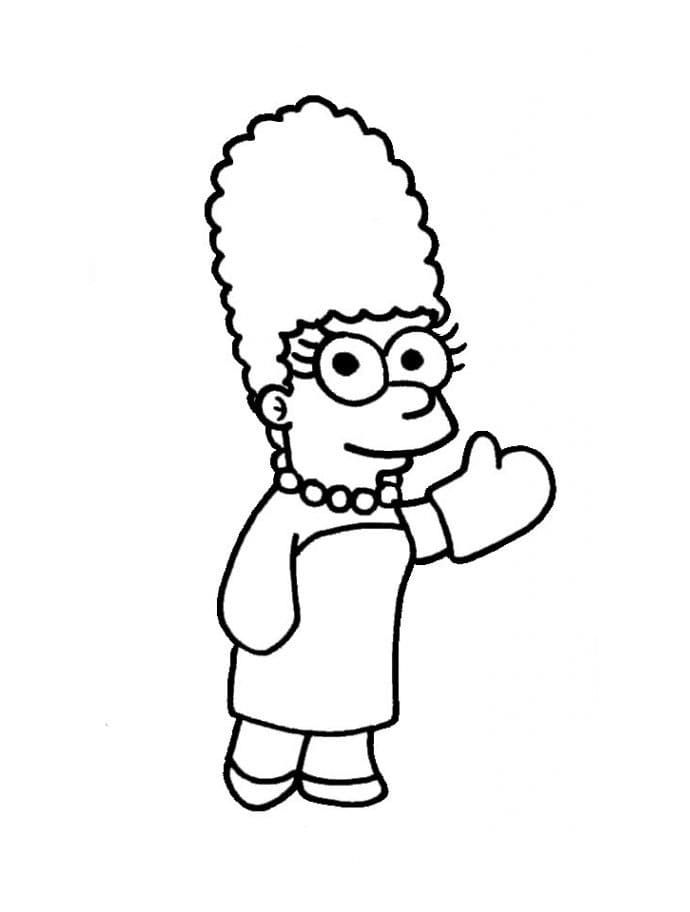 Çocuklar İçin Simpsonlar Boyama Sayfaları 